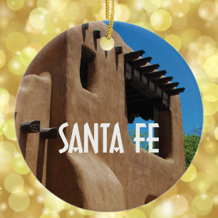 Santa Fe New Mexico Ceramic Tree Decoration
