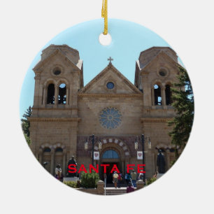 Santa Fe New Mexico Christmas Ornament