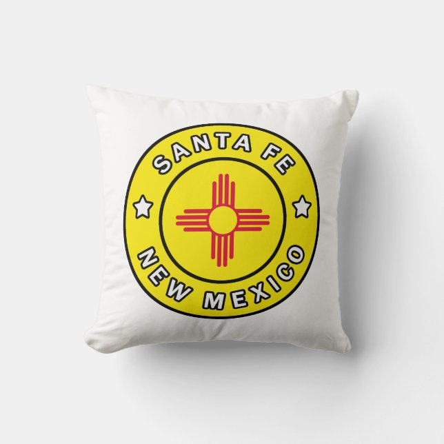 Santa Fe New Mexico Cushion (Front)