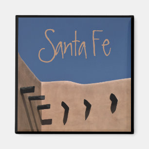Santa Fe New Mexico Designer Magnet