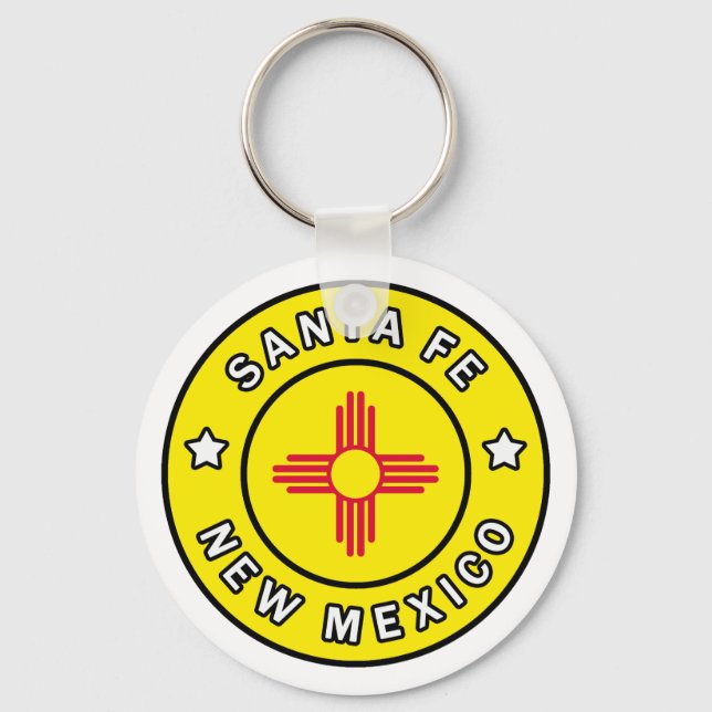 Santa Fe New Mexico Key Ring (Front)
