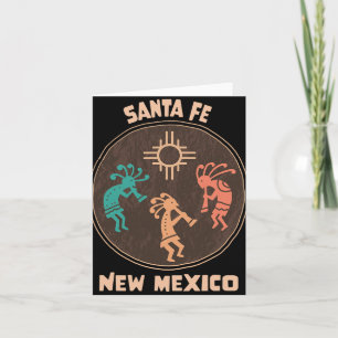 Santa Fe New Mexico Kokopelli Vacation Souvenir Card
