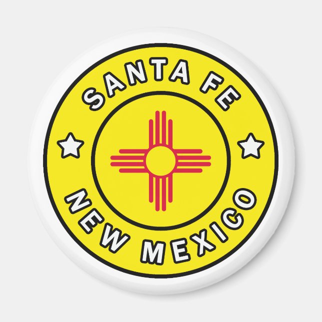 Santa Fe New Mexico Magnet (Front)