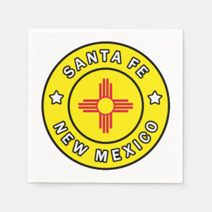 Santa Fe New Mexico Napkin