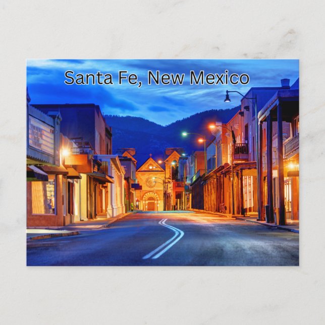 Santa Fe, New Mexico Postcard (Front)