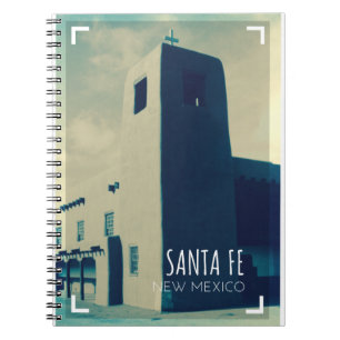 Santa Fe New Mexico Retro Travel Notebook