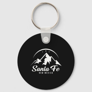 Santa Fe New Mexico Ski Resort Skiing Snowboarding Key Ring