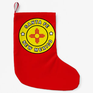 Santa Fe New Mexico Small Christmas Stocking