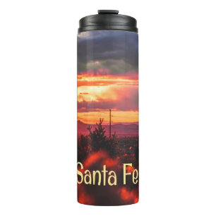Santa Fe New Mexico Sun Set Thermal Tumbler