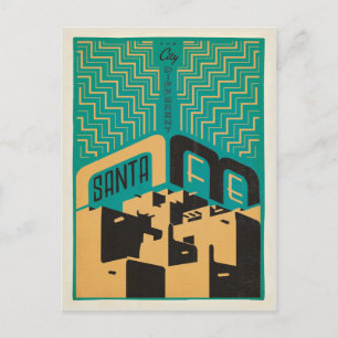 Santa Fe, New Mexico The City Different Postcard