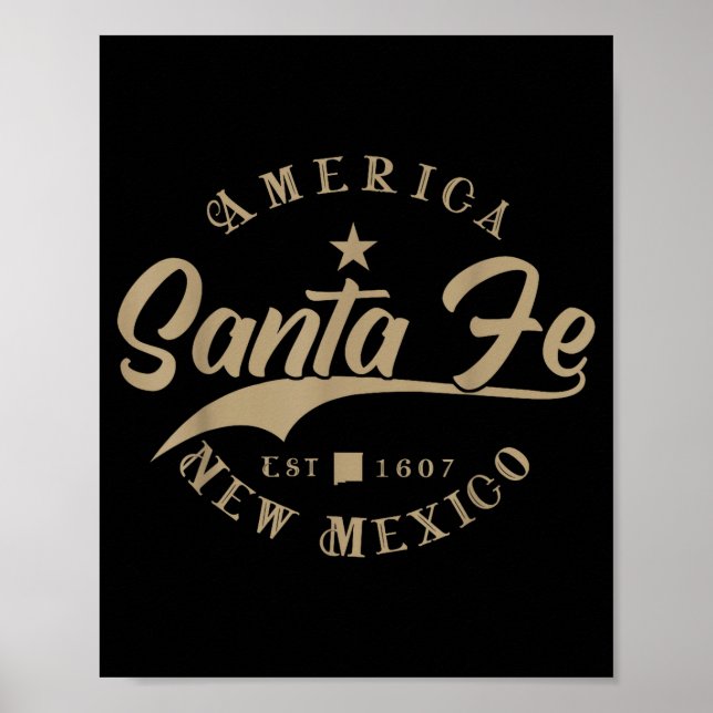Santa Fe Nm _ New Mexico  Poster (Front)