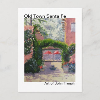 Santa Fe, NM oil painting by John French Postcard