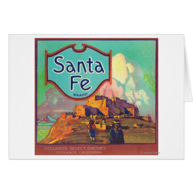 Santa Fe Orange LabelRedlands, CA (Front Horizontal)