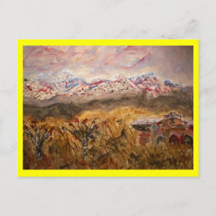 Santa Fe peace on earth Postcard