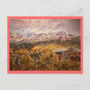 Santa Fe peace on earth Postcard