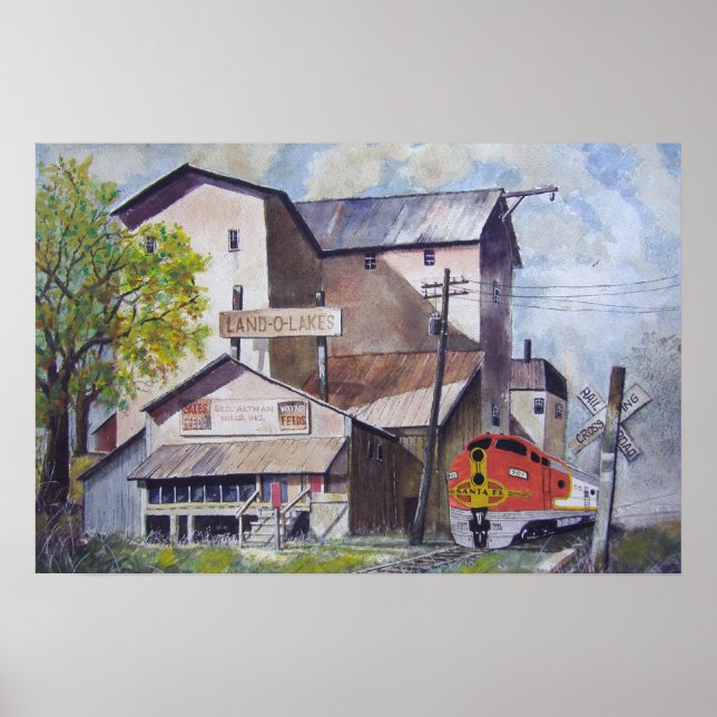 Santa Fe Train Depot-poster Poster (Front)