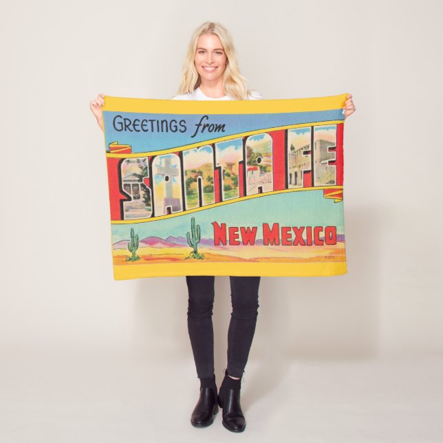 Santa Fe Vintage Fleece Blanket (In Situ)