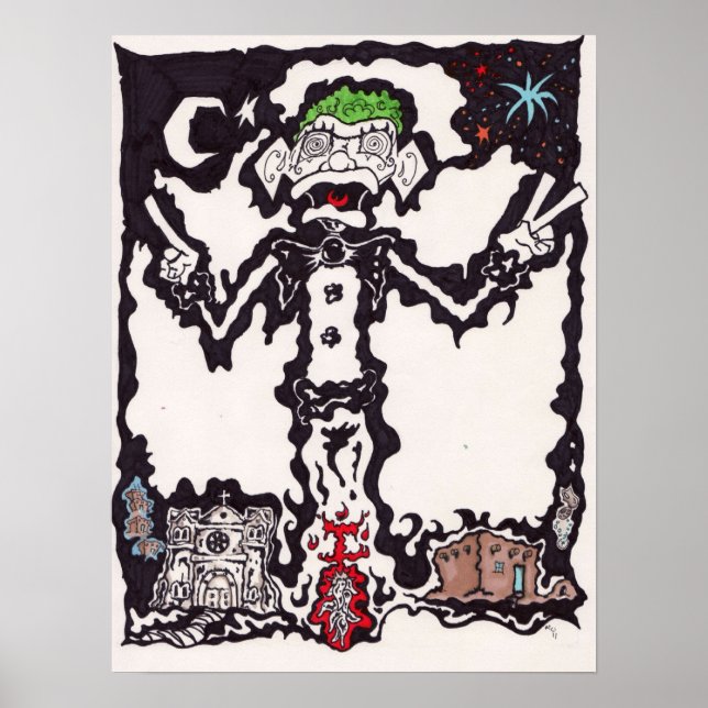 santa fe zozobra poster (Front)