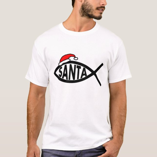 Santa Fish T-Shirt (Front)