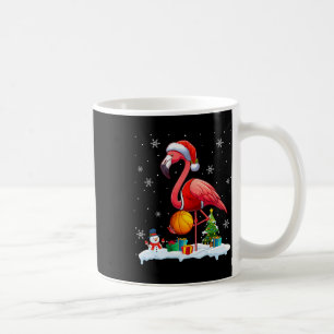 Santa Flamingo Playing Sketll Xmas Player Lover Ki Coffee Mug