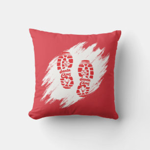 Santa Footprint Cushion