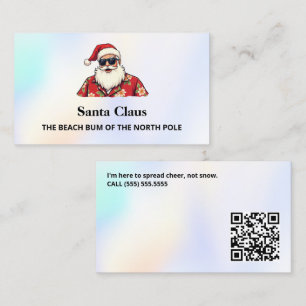 Santa for Hire QR Calling Card