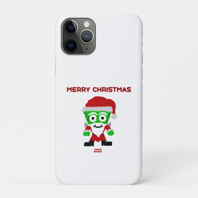 Santa FrankenCheese Apple iPhone 11 Pro Case (Back)