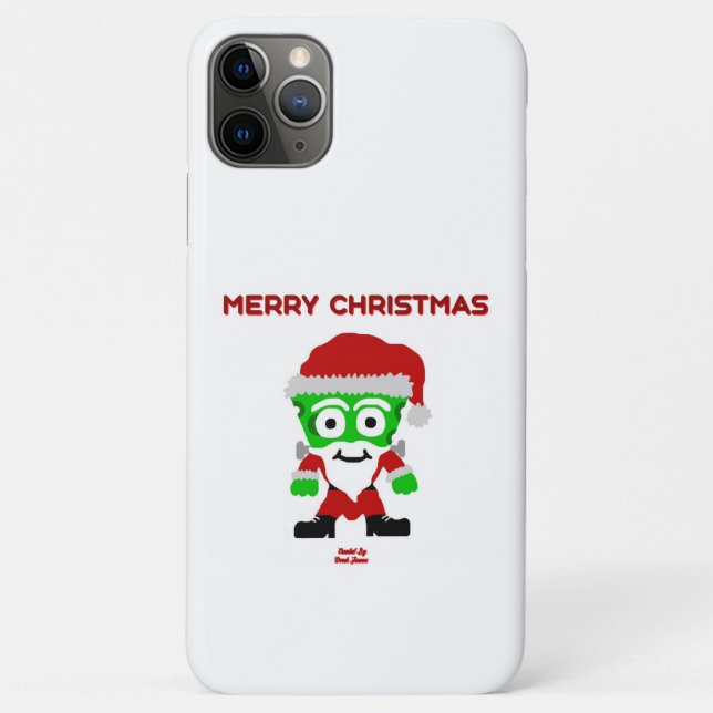 Santa FrankenCheese Apple iPhone 11 Pro Max Case (Back)