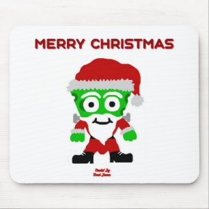 Santa FrankenCheese Mouse Pad