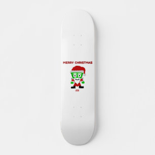 Santa FrankenCheese Skateboard