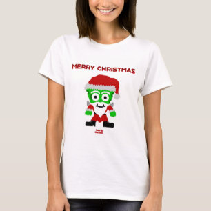 Santa FrankenCheese Women's White Basic T Shirt