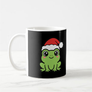 Santa Frog Christmas Coffee Mug
