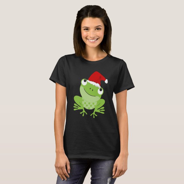 Santa Frog T-Shirt (Front Full)