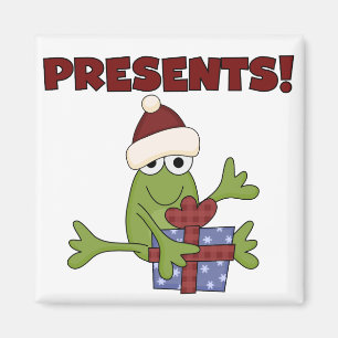 Santa Frog Tshirts and Gifts Magnet