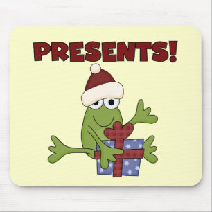 Santa Frog Tshirts and Gifts Mouse Pad