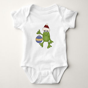 Santa Frog with Ornament Tshirts and Gifts