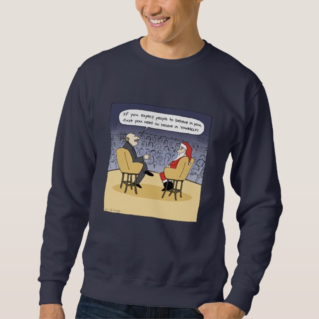 Santa Gets Some Advice Sweatshirt (Front)