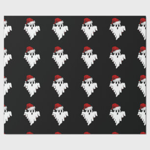 Santa Ghosts Wrapping Paper