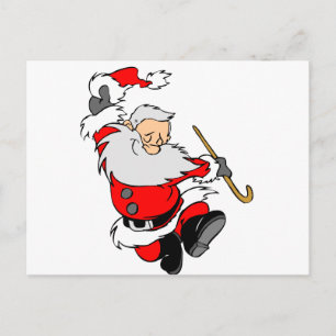Santa Gifts Holiday Postcard