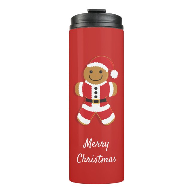 Santa Gingerbread Man | Tumbler (Front)