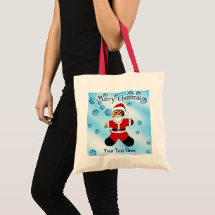 Santa Gingerbread - Merry Christmas Tote Bag