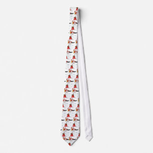 Santa Girl Martini Tie