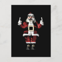 Santa Giving the Finger