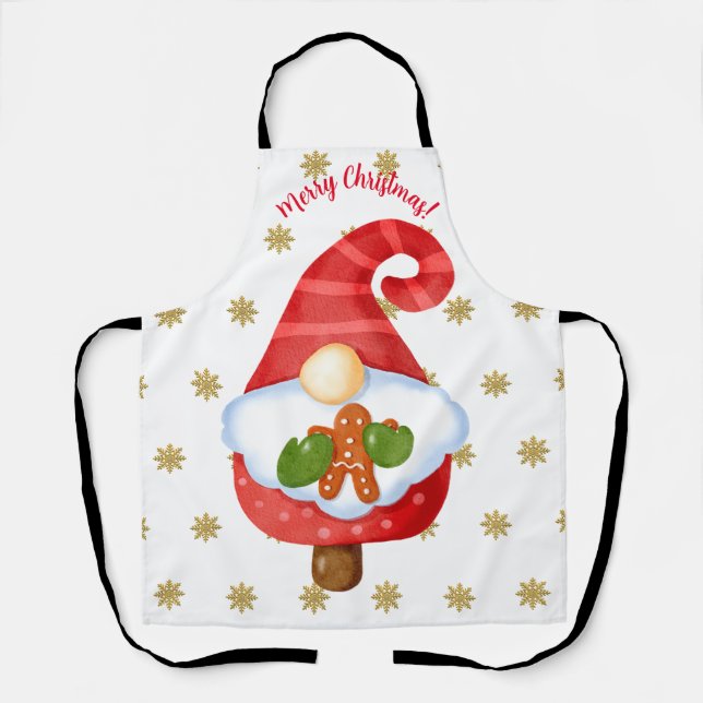 Santa Gnome Apron (Front)