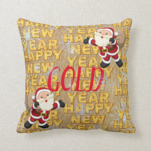 Santa Gold Cushion