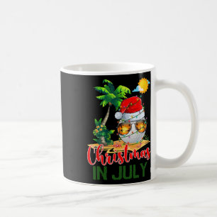 Santa Golf Ll Sungles And Xmas Lights Christmas In Coffee Mug