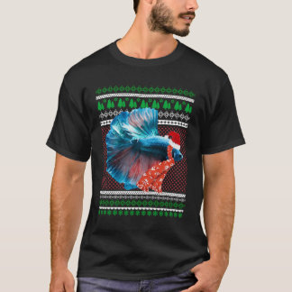 Santa Got Betta Fish Christmas Graphic Tee