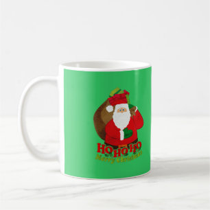 Santa green "If you don't believe..." fun mug