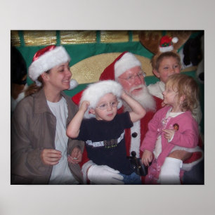 santa group with mum poster