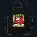 Santa Happy Chrismukkah Funny Hanukkah Christmas Apron<br><div class="desc">Santa Happy Chrismukkah Funny Hanukkah Christmas</div>